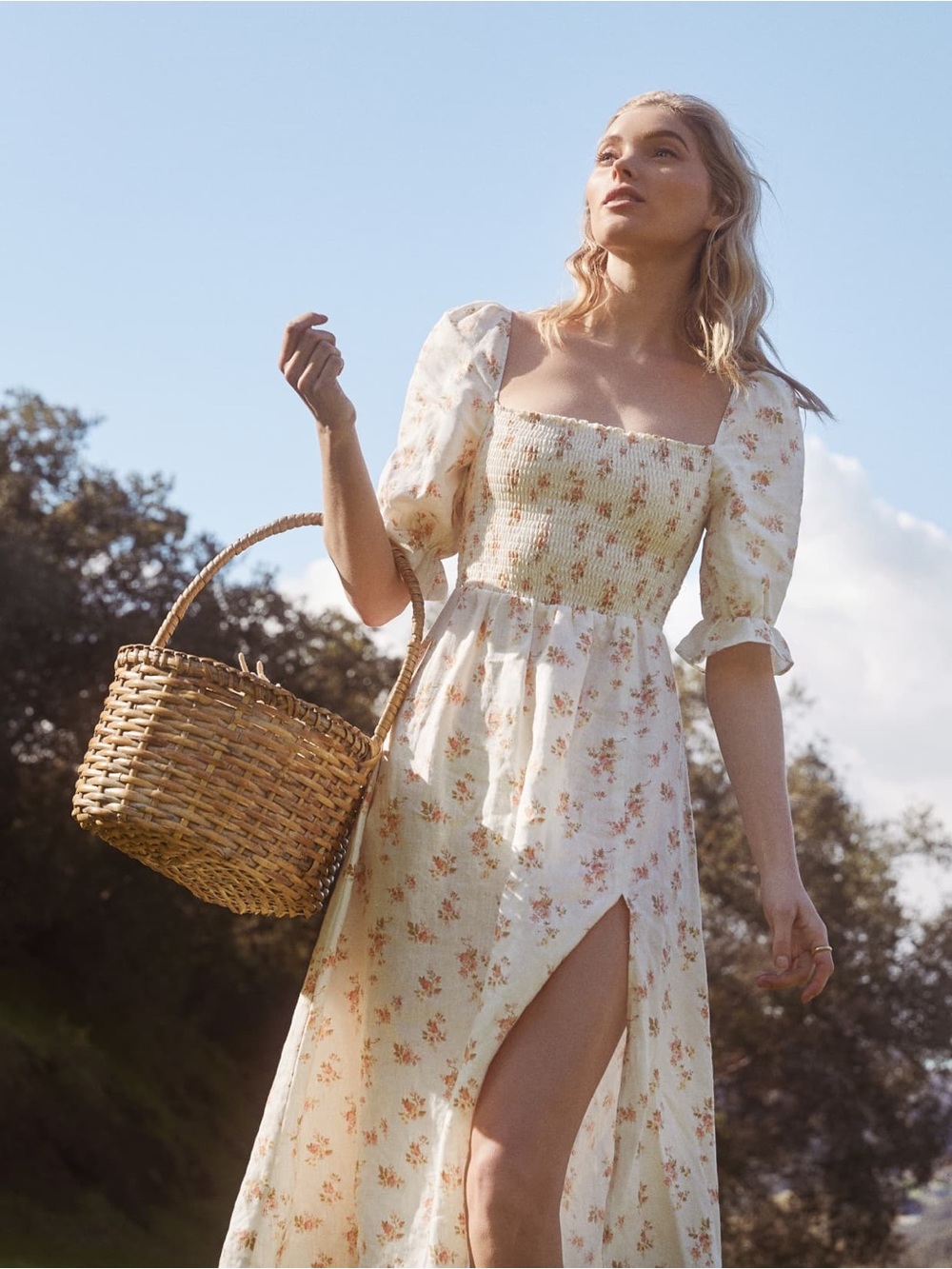 Reformation Marabella Linen Dress